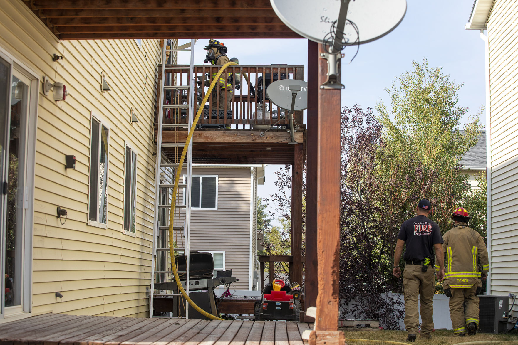 Apartment fire